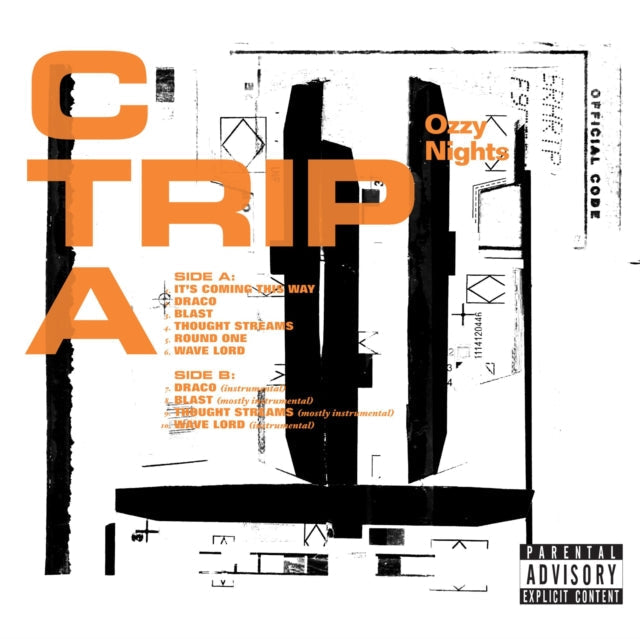 C Trip A - Ozzy Nights (White/Black & Orange Splatter LP Vinyl/Limited)