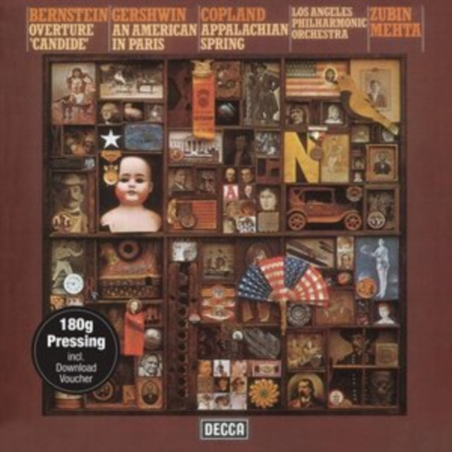 Zubin / Los Angeles Philharmonic Mehta  - Mehta Conducts Bernstein Gershwin & Copland - LP Vinyl