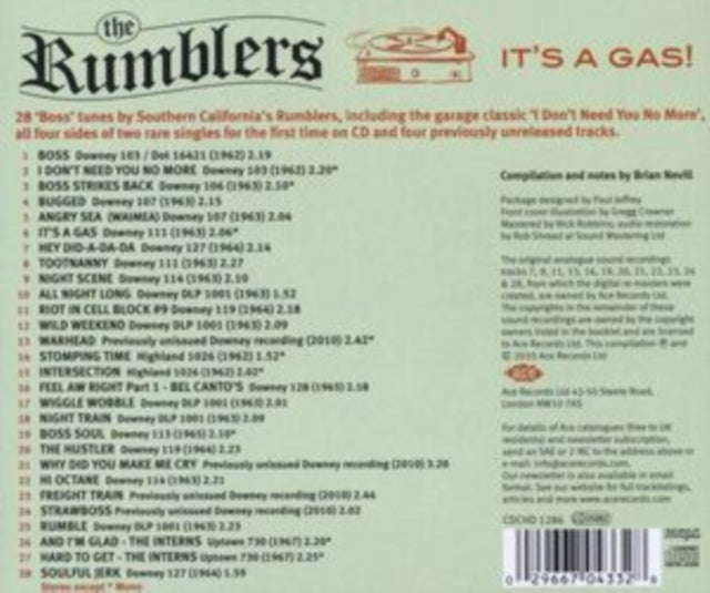Rumblers - It's A Gas - CD
