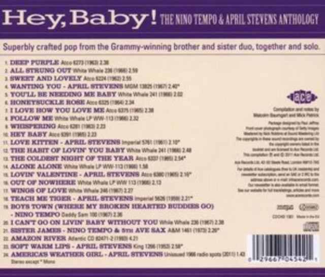 April Nino / Stevens Tempo - Hey Baby: Anthology - CD