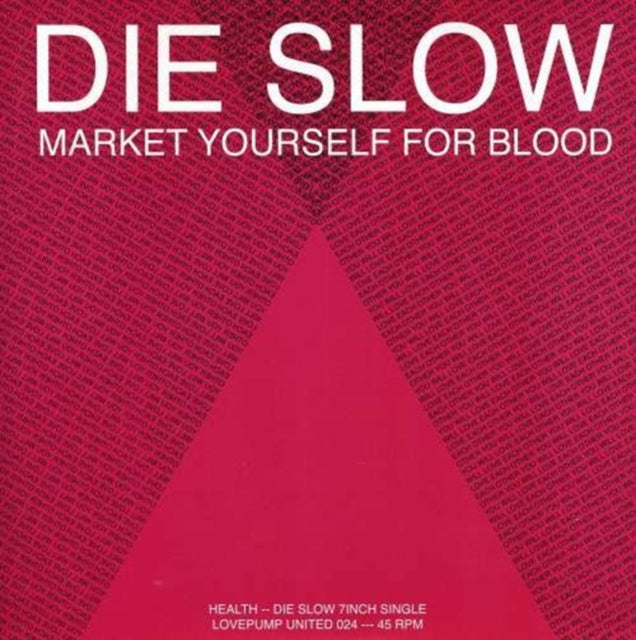Health - Die Slow / Pictureplane Rmx - 7 Inch Vinyl