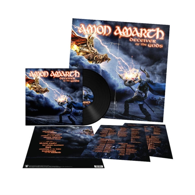 Amon Amarth - Deceiver Of The Gods & Deceiver Of The Gods & Jomsviking (Ruby Red Marbled) - LP Vinyl Bundle