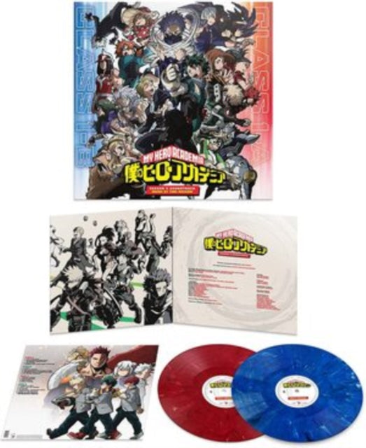 Yuki Hayashi - My Hero Academia: Heroes Rising (Translucent Clear W/ Rainbow Splatter Vinyl/2LP) & My Hero Academia: Season 5 Ost (2LP/1-Opaque Blue Marble/2-Opaque Red Mable Vinyl) & My Hero Academia: World Heroes' Mission Ost