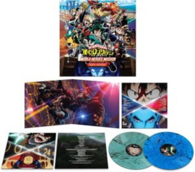 My Hero Academia: Heroes Rising (Translucent Clear W/ Rainbow Splatter Vinyl/2LP) & My Hero Academia: World Heroes' Mission Ost