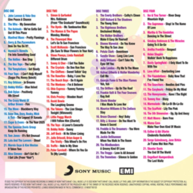 Now That's What I Call 60S Pop (4CD)