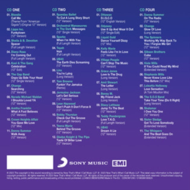 Now 12 80S: 1980 (4CD) Music CD