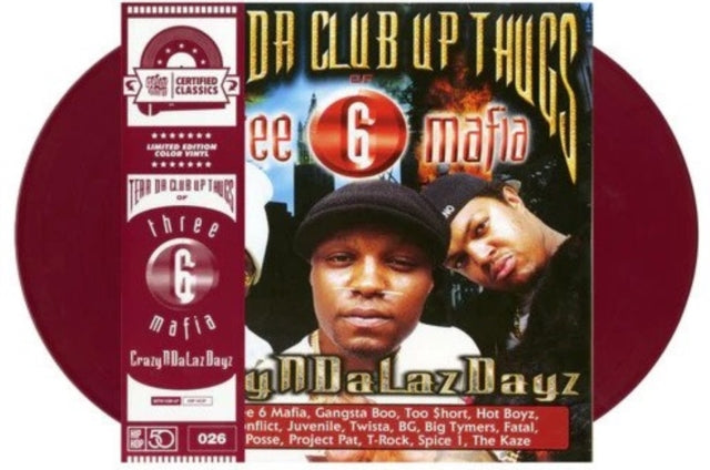 Tear Da Club Up Thugs Of Three 6 Mafia - Crazyndalazdayz (Dried Blood Red Vinyl/2LP)