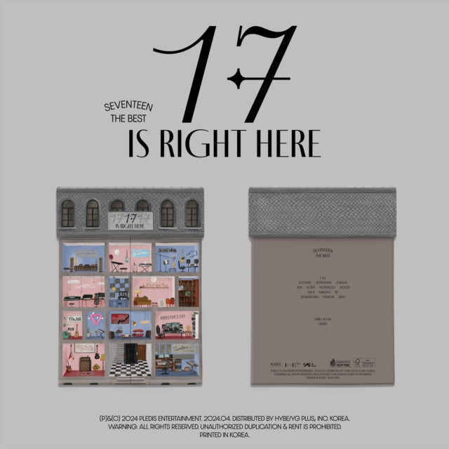 Seventeen Best Album 17 Is Right Here (Here Ver.) & Seventeen Best Album 17 Is Right Here (Hear Ver.)