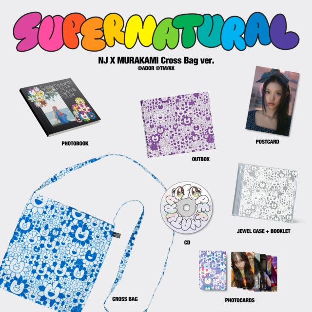 How Sweet (Standard Ver.) & Newjeans Supernatural Nj X Murakami (Drawstring Bag Ver.) & Newjeans Supernatural Nj X Murakami (Cross Bag Ver.)