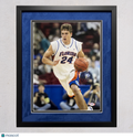 David Lee Florida Gators Signed Basketball 11x14 Custom Framed Photo PSA