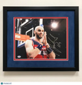 Marcin Gortat Washington Wizards Signed Basketball 11x14 Custom Framed Photo PSA