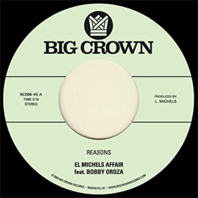 El Michels Affair - Reasons / Hipps - 7 Inch Vinyl