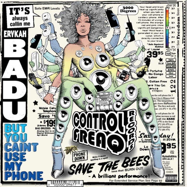 Erykah Badu - But You Caint Use My Phone (Purple LP Vinyl) & Mama's Gun & Baduizm & New Amerykah Part Two (Return Of The Ankh) (Violet Vinyl/2LP)