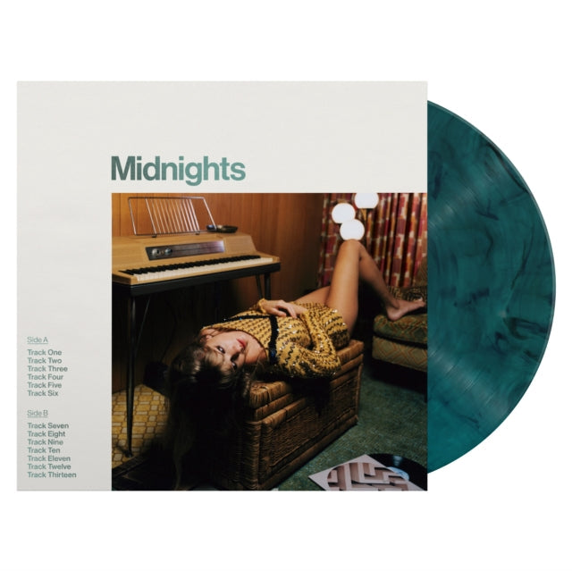 Taylor Swift - Midnights (X) (Mahogany Color LP Vinyl) & Tortured Poets Department (X) (Ghosted White Vinyl/2LP/Manuscript- Bonus Track) & Midnights (X) (Jade Green LP Vinyl) & 1989