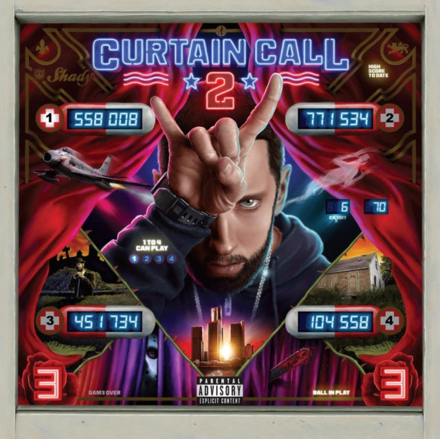 Curtain Call 2 (2LP) & Curtain Call: Hits & Slim Shady LP & Marshall Mathers LP & Eminem Show