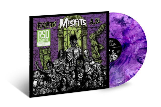 Misfits - Legacy Of Brutality & Earth A.D. / Wolfs Blood (Purple Swirl LP Vinyl) (Rsd Essential) & Static Age & Earth A.D.