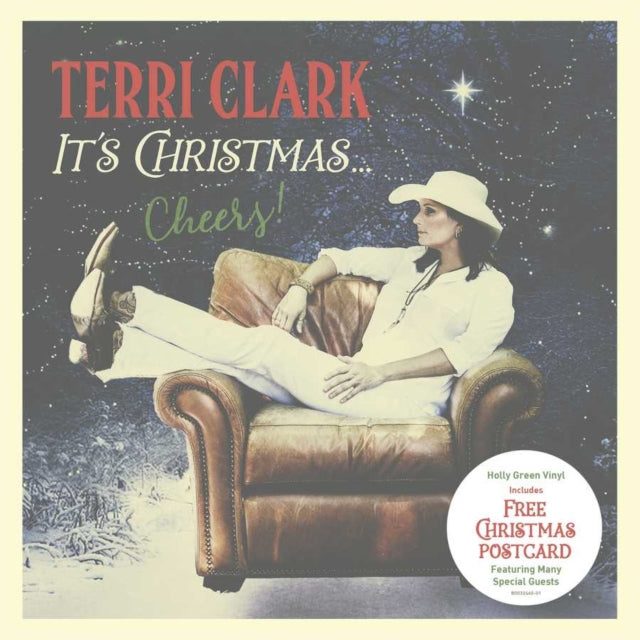 Terri Clark - It's Christmas...Cheers! (Holly Green LP Vinyl)