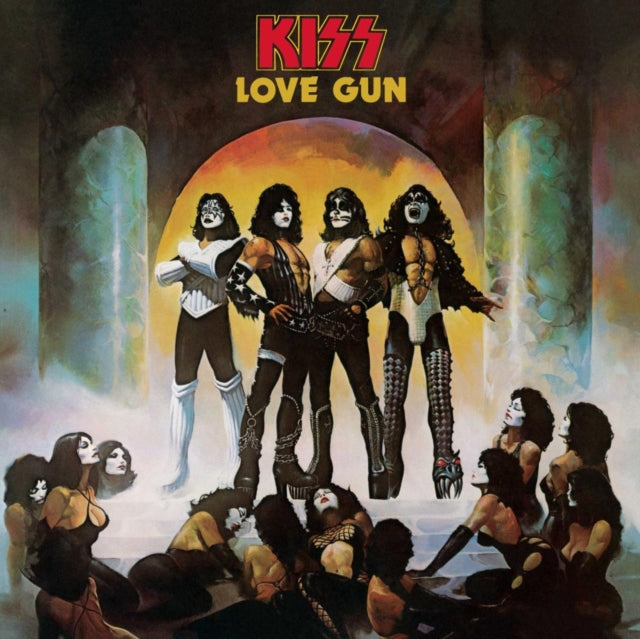 Love Gun (Tangerine/Aqua Splatter LP Vinyl) & Lick It Up & Dressed To Kill & Love Gun