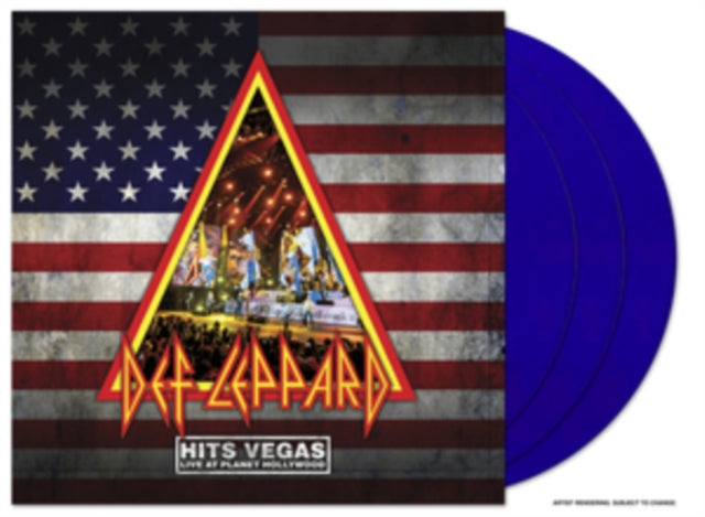 Def Leppard - Hits Vegas - Live At Planet Hollywood (3LP/Translucent Blue Vinyl)