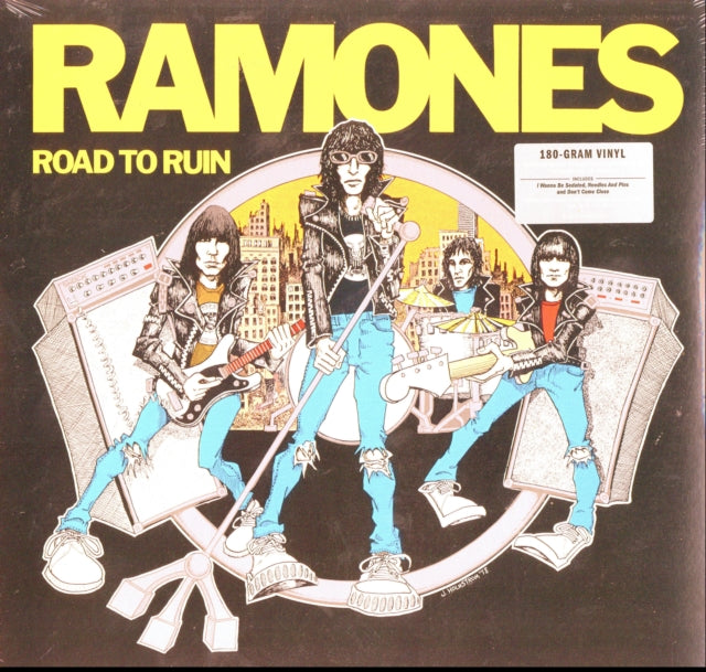 Ramones - Rocket To Russia (Remastered) & Ramones (Remastered) & Road To Ruin (Remastered) - LP Vinyl Bundle