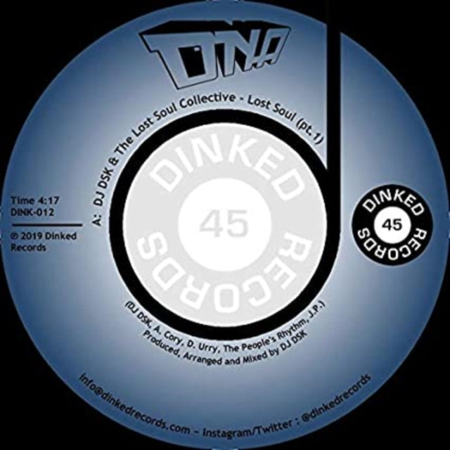 Dj Dsk & The Lost Soul Collective - Lost Soul - 7 Inch Vinyl