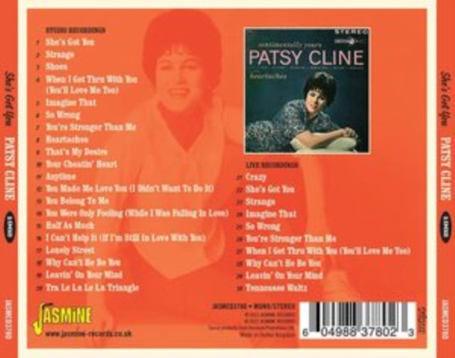 Patsy Cline - She's Got You-1962 - CD