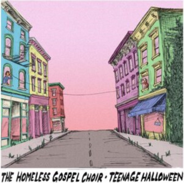 The & Teenage Halloween Homeless Gospel Choir - Homeless Gospel Choir/Teenage Halloween (Opaque Yellow LP Vinyl)