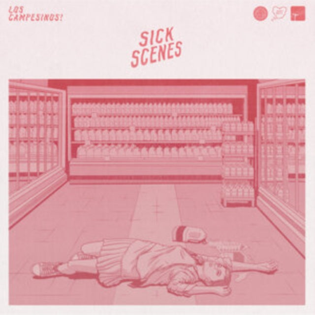 Los Campesinos! - Sick Scenes (Pink Cornetto Effect LP Vinyl)