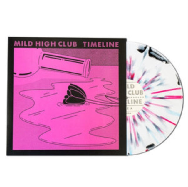 Mild High Club - Timeline (White With Pink, Black & Blue Splatter LP Vinyl)