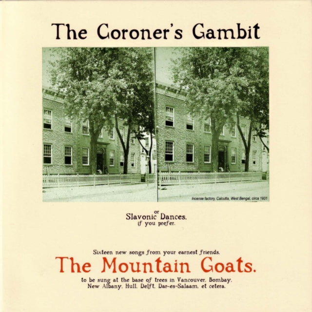 Mountain Goats  - Coroner's Gambit (Reissue) - CD