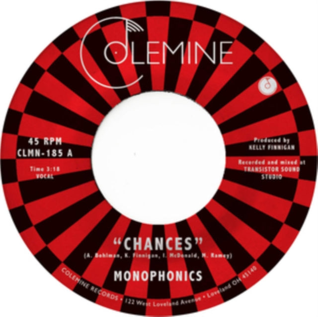 Monophonics - Chances - 7 Inch Vinyl