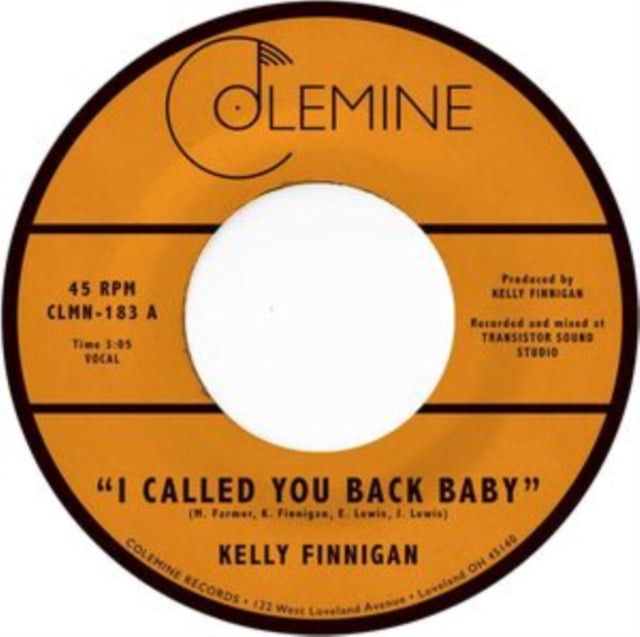 Kelly Finnigan - I Called You Back Baby (Coke Bottle Clear Vinyl)