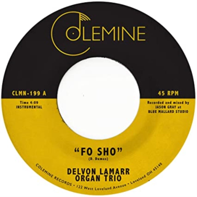 Delvon Lamarr Organ Trio - Fo Sho (Pink 7Inch) - 7 Inch Vinyl