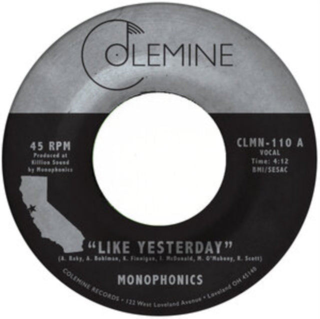 Monophonics - Like Yesterday / Freedom (Clear Vinyl)