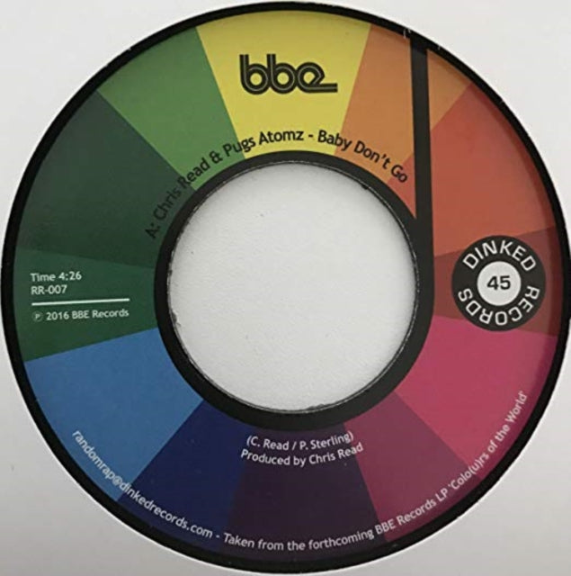 Chris & Pugs Atomz Read - Baby Don't Go B/W You - 7 Inch Vinyl