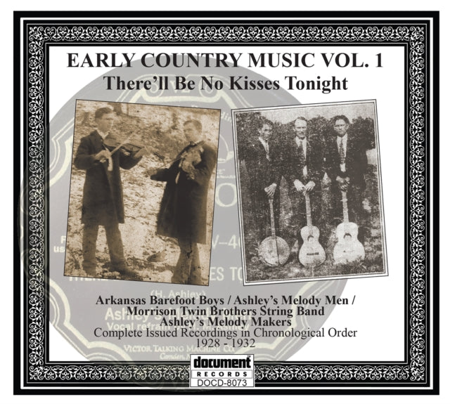 Various Artists - There'll Be No Kisses Tonight: Early Country Music Vol.1 - CD