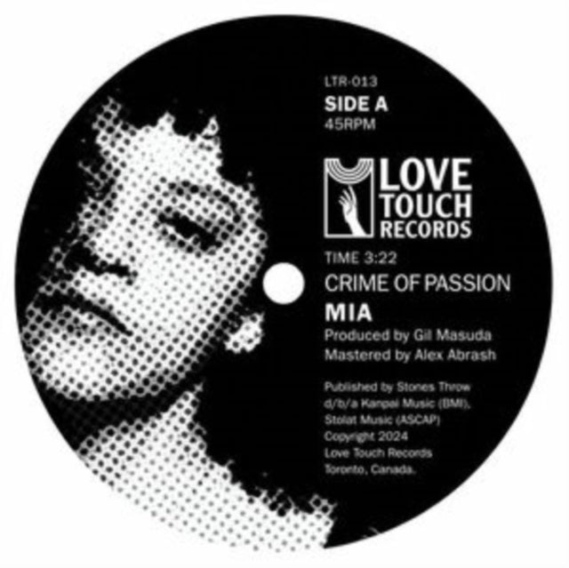 Mia - Crime Of Passion B/W Love Bug - 7 Inch Vinyl