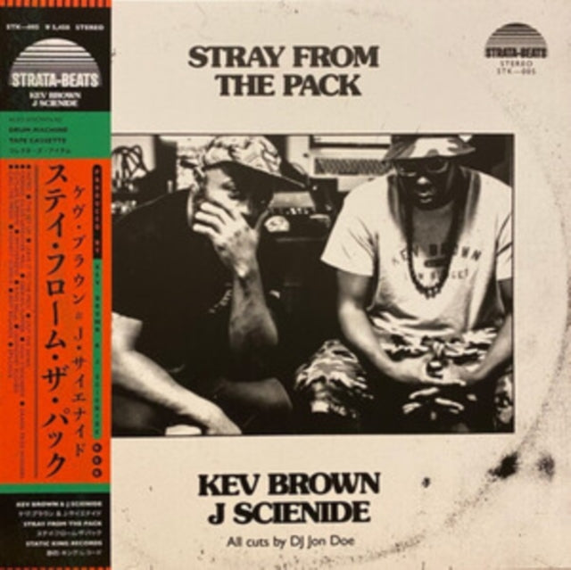 Kev & J Scienide Brown - Stray From The Pack (Split Black W/ Black & White Splatter LP Vinyl/Deluxe)