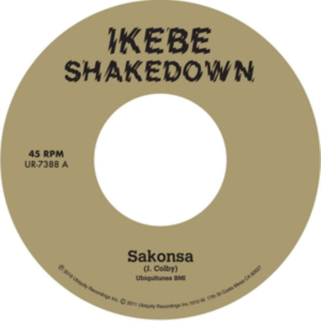 Ikebe Shakedown - Sakonsa B/W Green & Black - 7 Inch Vinyl