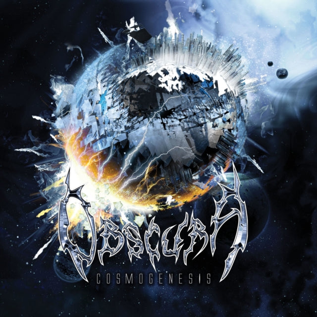 Obscura - Cosmogenesis (Orange, Silver & Royal Blue Merge W/ Orange Krush, Silver & Royal Blue Splatter LP Vinyl) & Akroasis (Red, Mustard Yellow & Bone White W/ Blood Red, Neon Yellow & Bone White Splatter LP Vinyl)