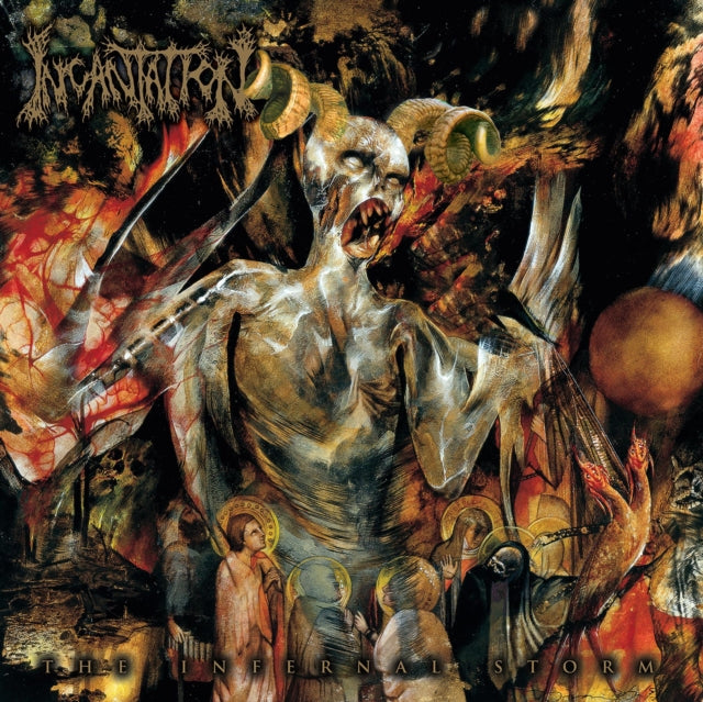 Profane Nexus (Swamp Green With Red, White & Black Splatter LP Vinyl) & Infernal Storm (Translucent Gold With Swamp Green, Red & White Splatter LP Vinyl) & Unholy Deification (Deep Purple LP Vinyl)
