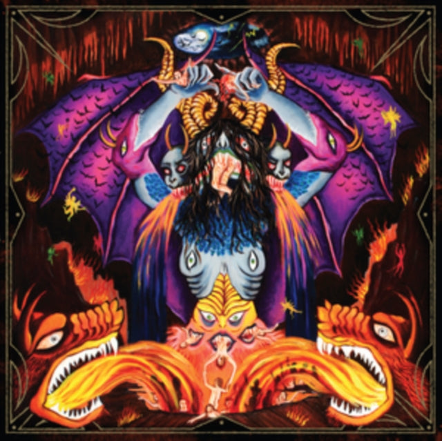 Devil Master - Satan Spits On Children Of Light (Neon Violet W/ Orange, Mustard Yellow & Cyan Blue Splatter LP Vinyl) & Ecstasies Of Never Ending Night (Black Ice With Violet, Hot Pink & Baby Pink Splatter LP Vinyl)