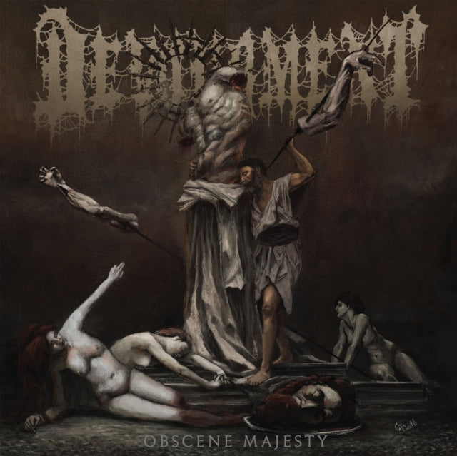 Obscene Majesty (Gold, Brown & White Merge With Red, Oxblood & White Splatter LP Vinyl)