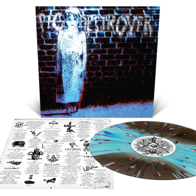 Book Burner (Black Ice, Electric Blue & Black Ice Striped W/ White, Cyan Blue & Red Splatter LP Vinyl)