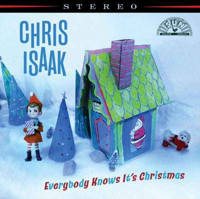 Chris Isaak - Everybody Knows It's Christmas (Deluxe) (Spring Green/Bone White Swirl LP Vinyl) & Heart Shaped World & Everybody Knows It's Christmas (Candy Floss Colored LP Vinyl) & San Francisco Days
