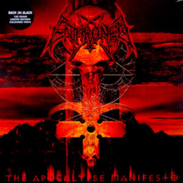 Enthroned - Apocolypse Manifesto (Clear LP Vinyl With Red/Orange/Grey Splatter LP Vinyl) & Prophecies Of Pagen Fire (2LP/Clear Vinyl With Red/Yellow/Black Splatter Vinyl)
