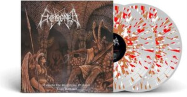 Enthroned - Apocolypse Manifesto (Clear LP Vinyl With Red/Orange/Grey Splatter LP Vinyl) & Towards The Skullthrone / Regie Sathanas (Clear LP Vinyl With Brown/Red/White Splatter LP Vinyl) & Armoured Bestial Hell (Clear LP Vinyl With Red/Orange/White