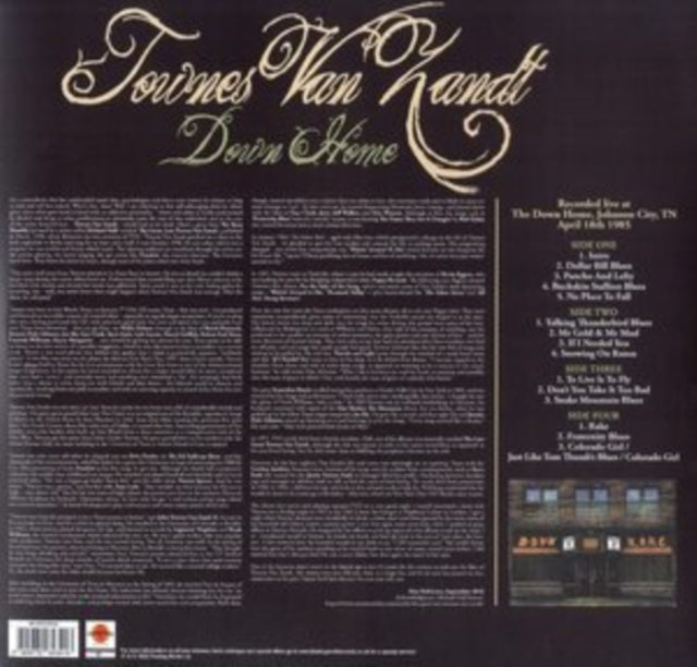 Townes Van Zandt - Down Home (2LP)