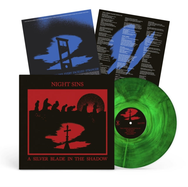Night Sins - Silver Blade In The Shadow Ep (Green & Black Vinyl)