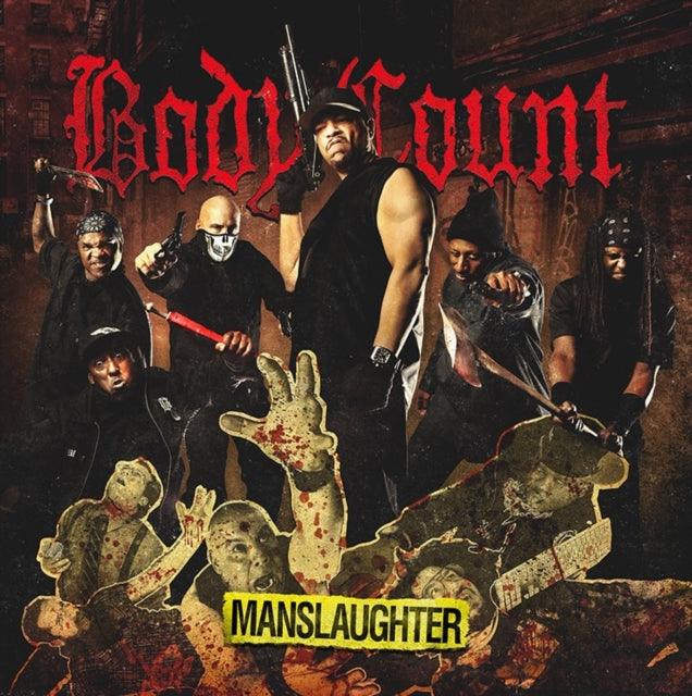 Body Count - Manslaughter (Cloudy Blood Red/Ultra Clear LP Vinyl) & Manslaughter (X) (Black-Yellow Striped / Black-Silver Splatter LP Vinyl) (I)